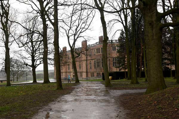 Temple Newsam is a Tudor-Jacobean house with grounds landscaped by Capability Brown. In the Domesday Book of 1086, the manor is listed as Neuhusam (meaning new houses) and was held by Ilbert de Lacy and his sons.