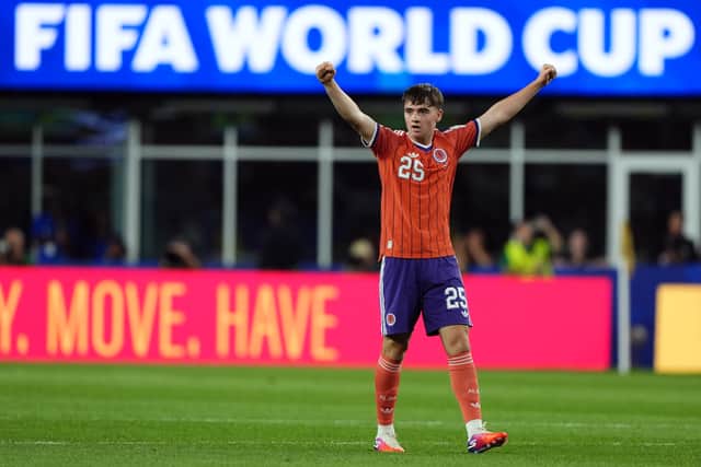 Scotland's Findlay Curtis following the FIFA World Cup Group C match at the Boston Stadium, Foxborough