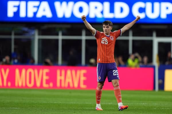 Scotland's Findlay Curtis following the FIFA World Cup Group C match at the Boston Stadium, Foxborough