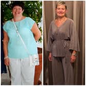 Before and after Karen Smith's incredible five-and-a-half stone transformation.