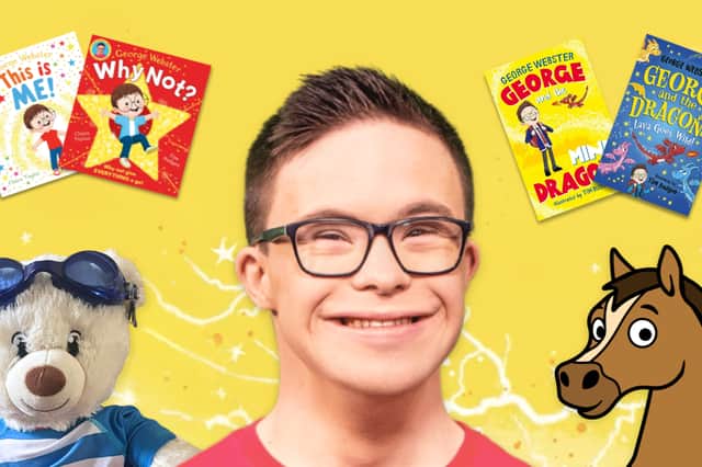 BAFTA award-winning CBeebies presenter George Webster (pictured) is one of the headline guest speakers set to inspire young audiences on Saturday morning.