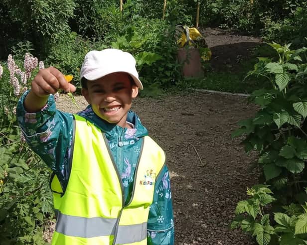 Children at Kids Planet Headingley are taking a hands-on approach to outdoor learning.