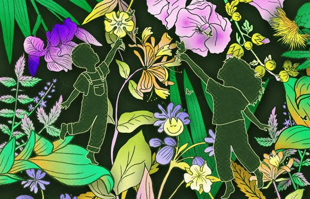 Where Magic Grows is an interactive, multi-sensory family exhibition that transforms the museum gallery into a fairytale-like garden to explore the healing power of nature, plants, and folklore through play and oversized art installations.