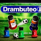 Drambuteo combines World Cup football fever with a selection of miniature whiskies in a grown-up twist on Subbuteo