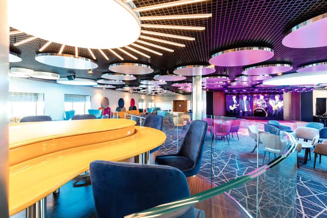 The Live Room & Casino is among the ship's many lively bars.