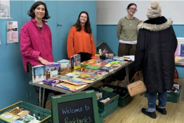 A charity is setting up book stalls in a South Leeds foodbank to ensure children over the holidays are nourished mentally as well as physically.