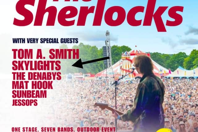 The Sherlocks to play Sheffield SteelYard on Saturday, June 27.