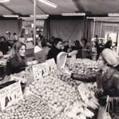 Shopping at Leeds Kirkgate Market in the 1970s