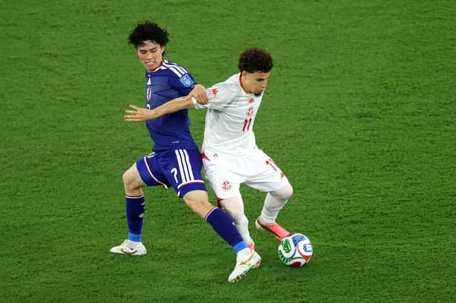 It was all action for Ao Tanaka against Tunisia.