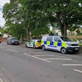 Green Hill Road was closed after a crash on Monday afternoon.