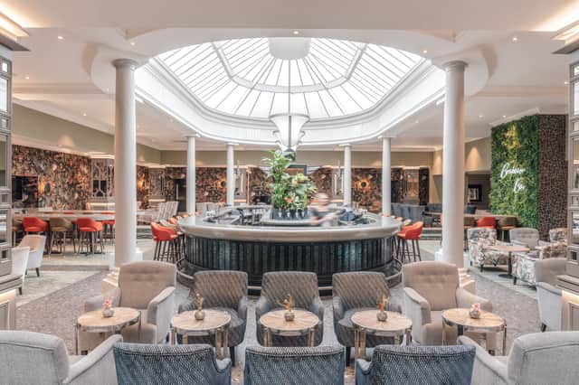 The Brabazon Bar is a popular gathering spot for drinks, light bites and post-round conversations