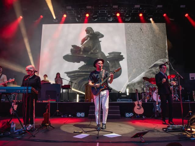 Belle and Sebastian at The Piece Hall in Halifax.