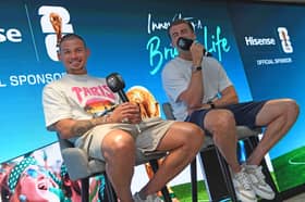 Q&A with Patrick Bamford and Kalvin Phillips at the party at Elland Road.