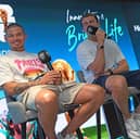 Q&A with Patrick Bamford and Kalvin Phillips at the party at Elland Road.