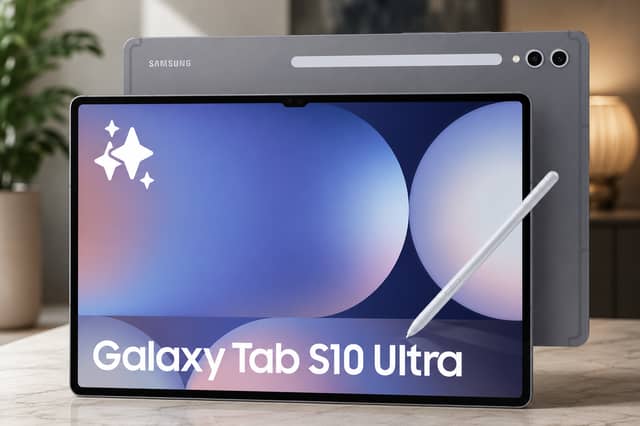 The 14.6-inch Samsung Galaxy Tab S10 Ultra combines a vast AMOLED display with an included S Pen and 12GB of RAM