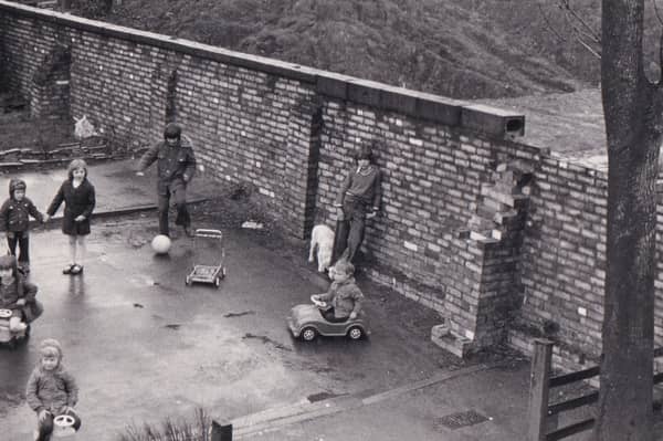 April 1975 and a last ditch attempt was made by residents on Beechfield to stop a 31ft long wall being demolished. 