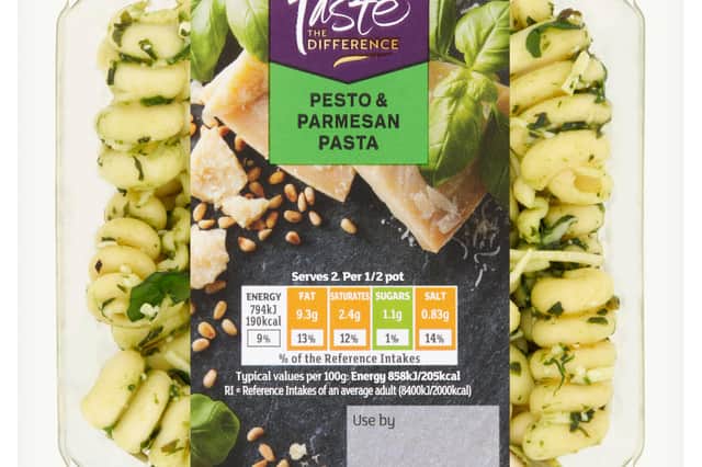 Sainsbury's Pesto & Parmesan Pasta