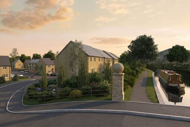 Canal Walk will bring the long-vacant former Airedale Mills site in Rodley back into use.
