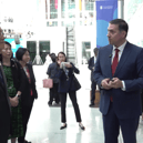 The chief executive also encouraged companies in Central Asia to leverage Hong Kong's advantages