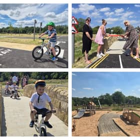New bike park and adventure playground opens at Temple Newsam Parl Golf Course.