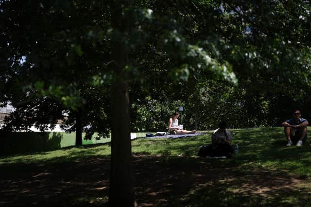 The hot weather is set to continue into the weekend.