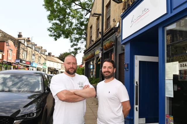Pictured Sam Pullan and Sandy Jarvis from Leeds Hospitality Collective on Horsforth Town Street.
