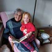 The family's oldest competitor Christine, 89, alongside their youngest competitor, Olivia, six
