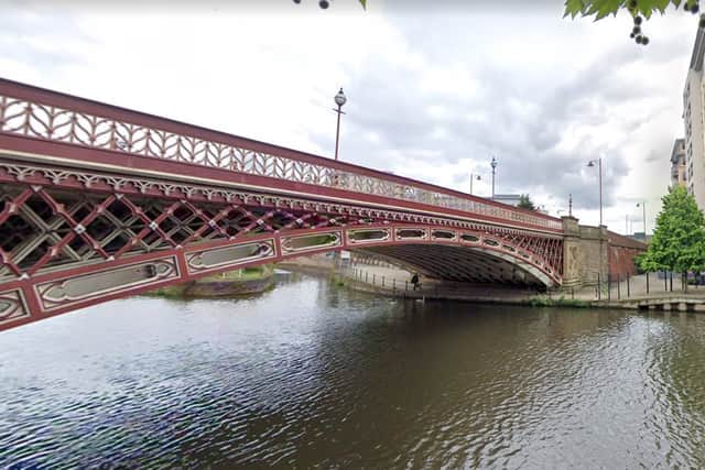 A man's body was found in the River Aire near Crown Point Bridge yesterday afternoon