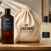 The Cremo Palo Santo gift set contains a 100ml eau de toilette, matching body wash and organic cotton canvas presentation bag