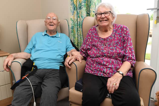 Brian and Isabelle Healeas were recently reunited after 11 weeks apart