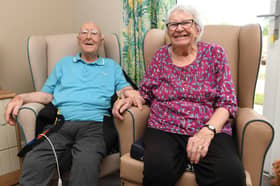 Brian and Isabelle Healeas were recently reunited after 11 weeks apart