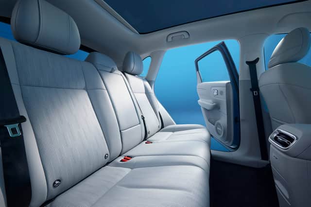 Rear-seat space is generous for a compact SUV, making the B10 a practical option for families and regular passengers