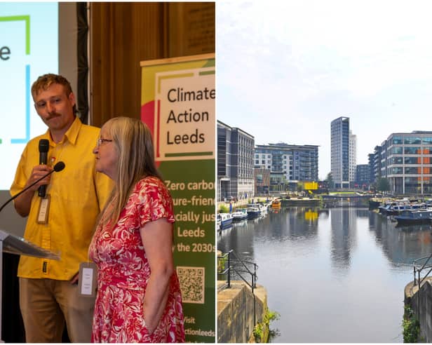 Leeds councillors, an MP and business leaders attended a climate briefing at Leeds Civic Hall - days before the heatwave
