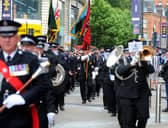 Serving military personnel, cadets and veterans from the Army, Navy and Air Force were all present.