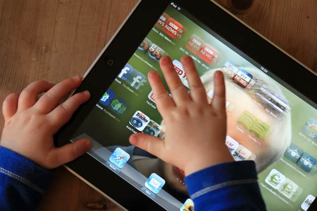 The risks of early exposure to screentime include reduced opportunities to bond with caregivers, reduced play with peers, limited language development, increased risk of overstimulation, difficulty sleeping, eye health implications, increased risk of childhood obesity and reliance on devices for emotional regulation.