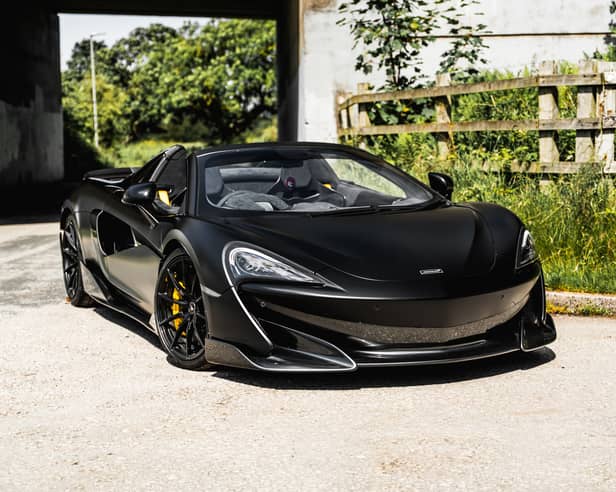 The 2019 McLaren 600LT Spider prize is accompanied by £5,000 in cash, with a £100,000 cash alternative available