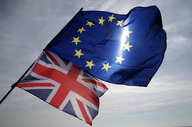 EU and UK flag