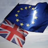 EU and UK flag