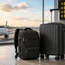 The COOLIFE black luggage set - with suitcase and backpack - is currently £71.48 on Amazon