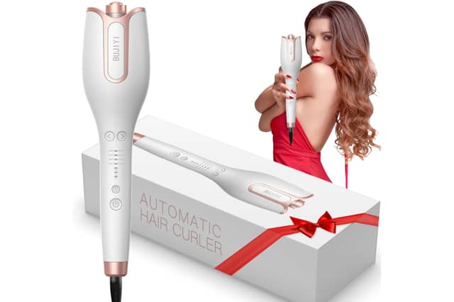 The curling wand includes multiple heat settings to help suit different hair types and styling preferences