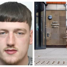 Layton Rangley was jailed at Leeds Crown Court after being found with £2,000 of drugs stashed in new trainers.
