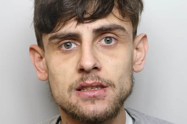 Connor Callaghan, 25, has been jailed for 40 months.