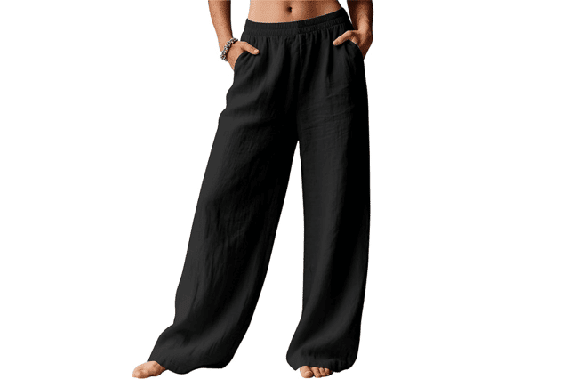 The Rapbin linen-blend trousers are designed for comfortable everyday wear during warmer weather