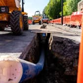 Yorkshire Water is replacing 2.5km of water mains in the Pool in Wharfedale area