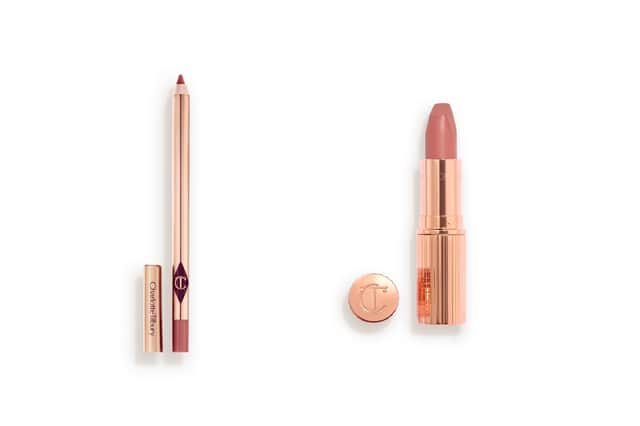 Lip Cheat in Pillow Talk and Pillow Talk Lipstick