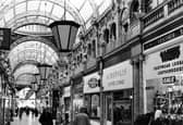 County Arcade looking in the direction of Vicar Lane pictured in July 1982.