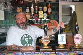 1st July 2026
Dave's Pies and Ale, Kirkstall Road, Leeds
Pictured Dave Knowlson behind the bar
Picture Gerard Binks