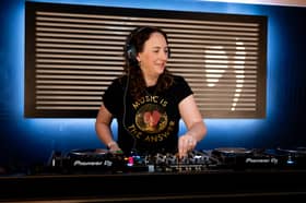 ‘Music is the answer’: West Yorkshire’s Caroline Joynson has traded the comfort zone for the mixing desk.