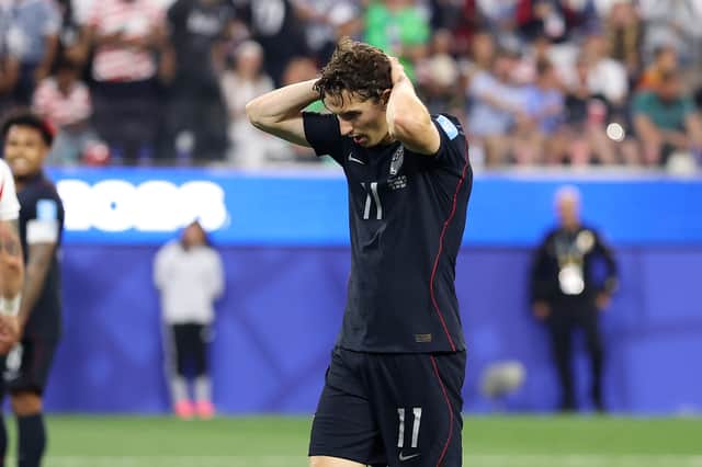 Brenden Aaronson struggled in his only World Cup appearance vs Türkiye.
