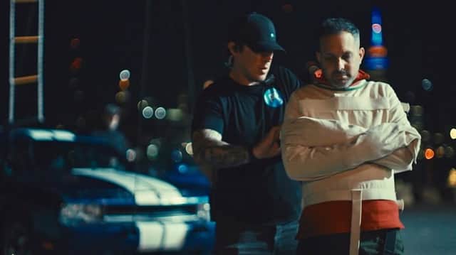 Dynamo in a straitjacket before attempting one of the most dangerous stunts of his career for forthcoming new TV series Dynamo versus Houdini higher render